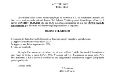 Assemblea dei soci 2026